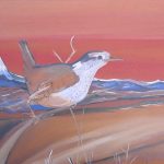 Rangipo Wren Acrylic On Board